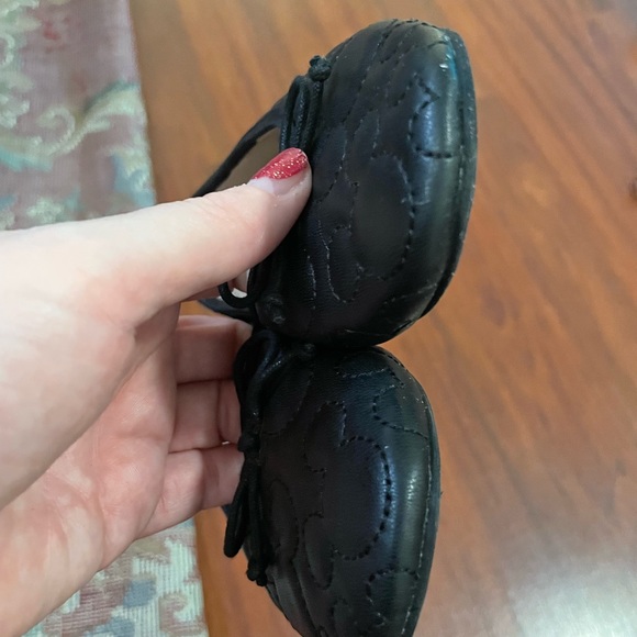 Girls Zara Mickey Mouse ballet flat shoe black padded Disney size EU 34 US 2.5 - Picture 5 of 16